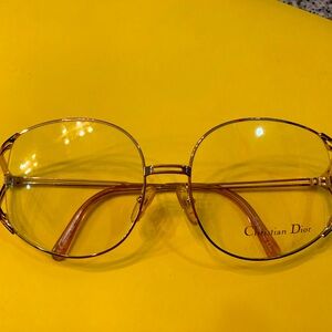 vintage Christian Dior glasses.